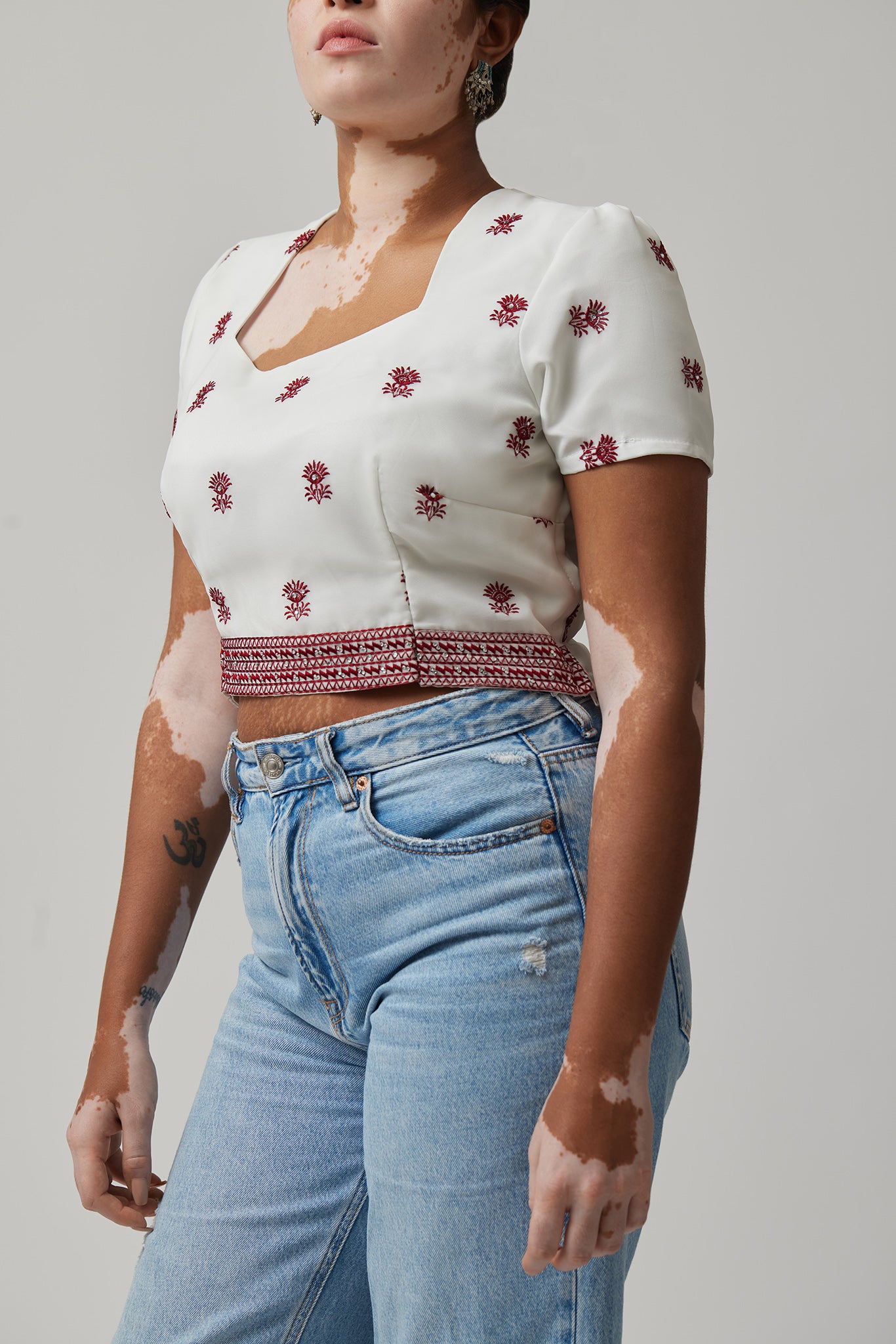 The Laila Top from the side