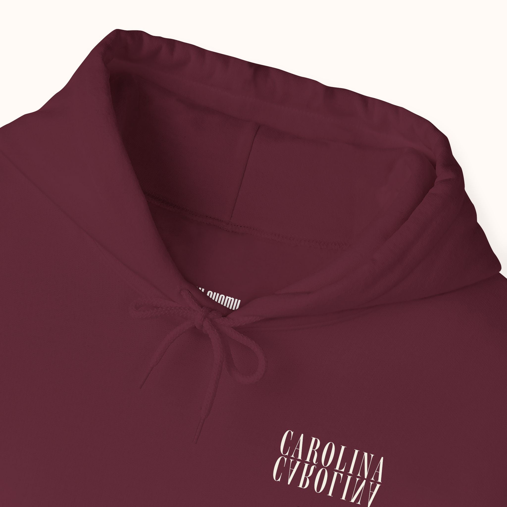 THE CAROLINA HOODIE DEEP RED