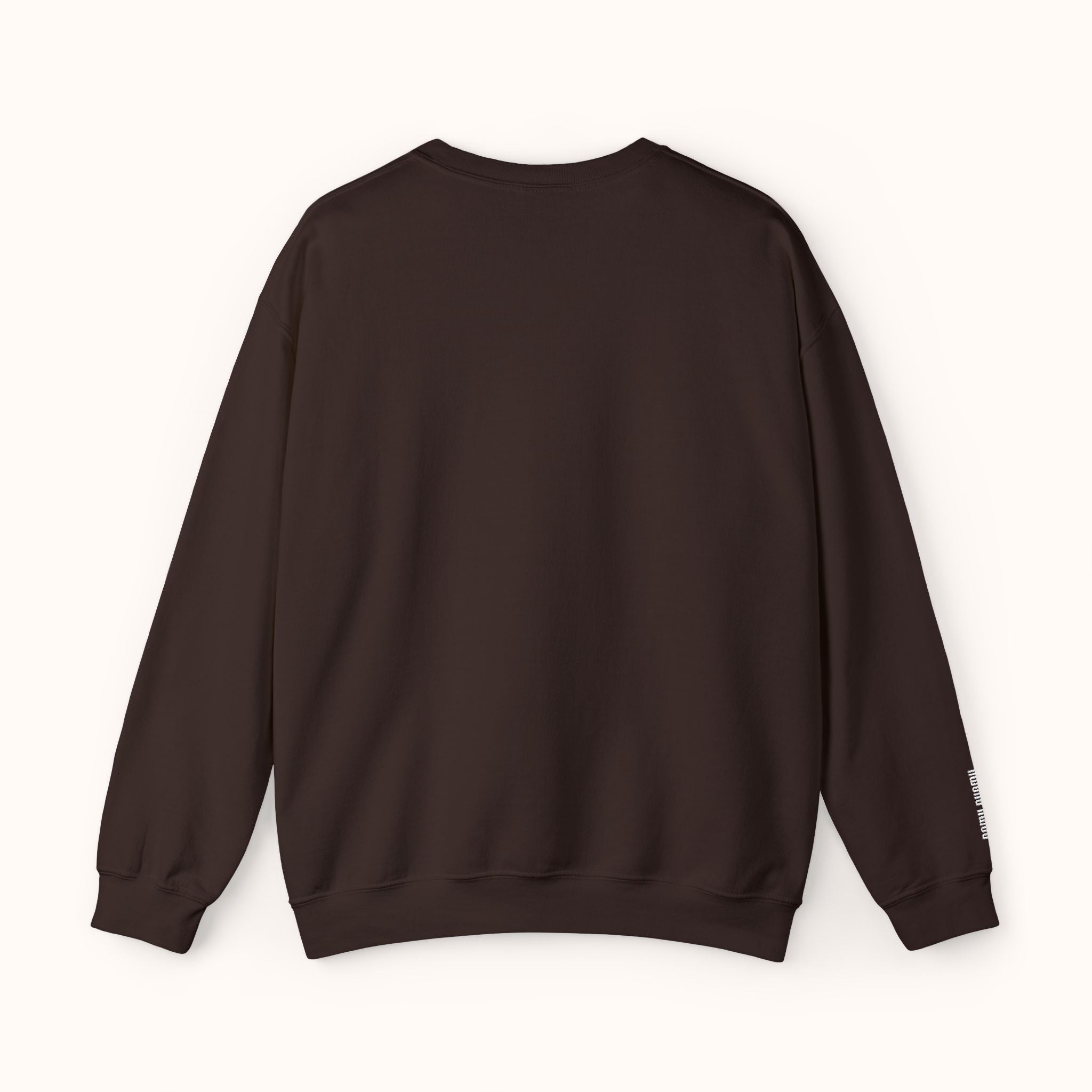 THE AWARA HOON EMBROIDED SWEATSHIRT BROWN