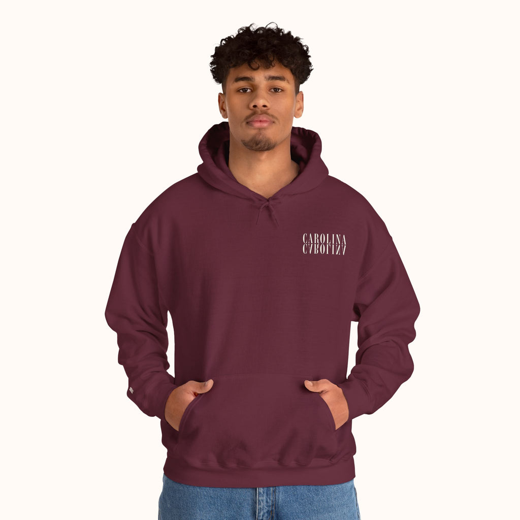 THE CAROLINA HOODIE DEEP RED