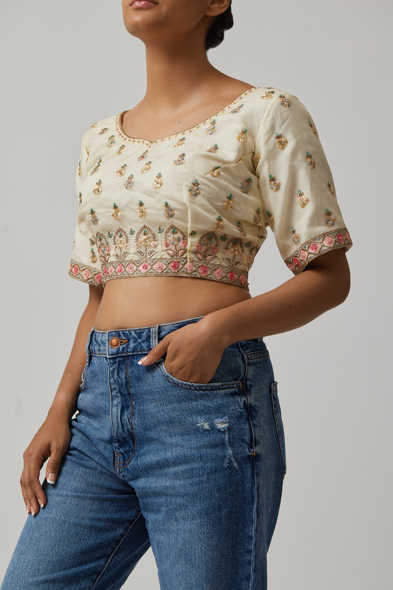 The Noor Top from the side